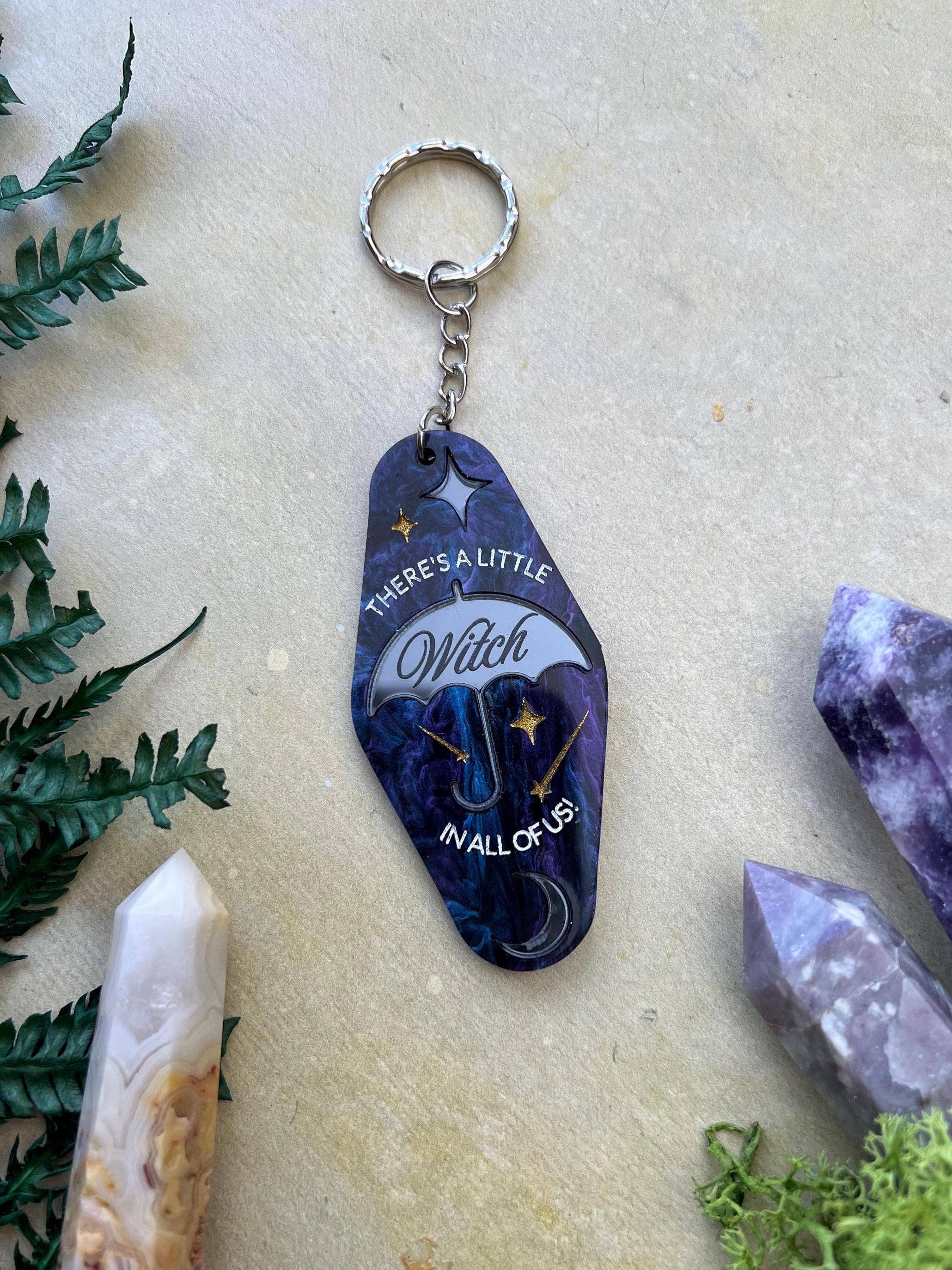 Mia Winston-Hart Accessories - Wholesale Keychain - Women's - Practical Magic Witchy Celestial Key Chain1