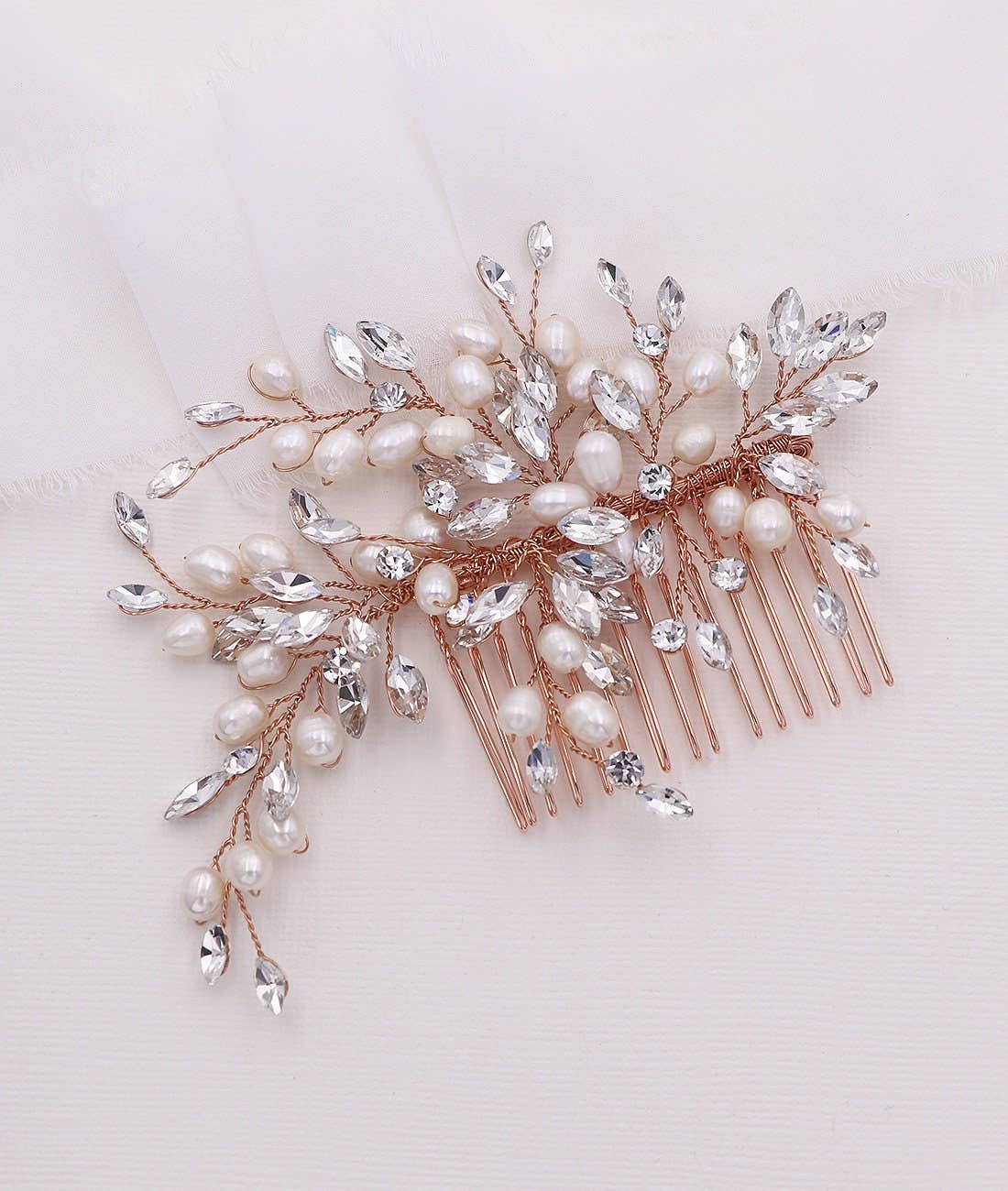 allureweddingjewelry - Wholesale Hair Pin - Gwen Pearl Hair Comb5