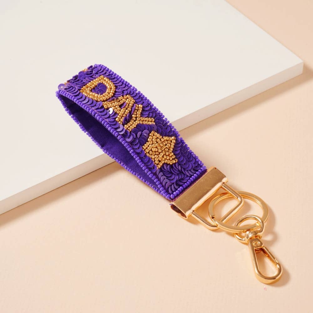 Frem - Wholesale Keychain - Women's - Game Day Seed Beaded Key Chains9