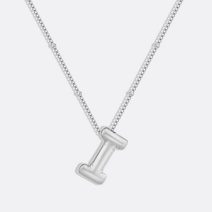 Mint & Lily - Wholesale Pendant/Charm Necklace - Balloon Initial Necklace with Satellite Chain44