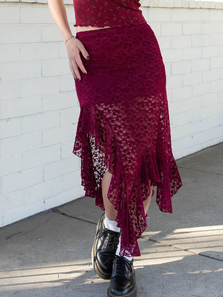Jupe Bohème en Dentelle pour la vente par Nectar Clothing