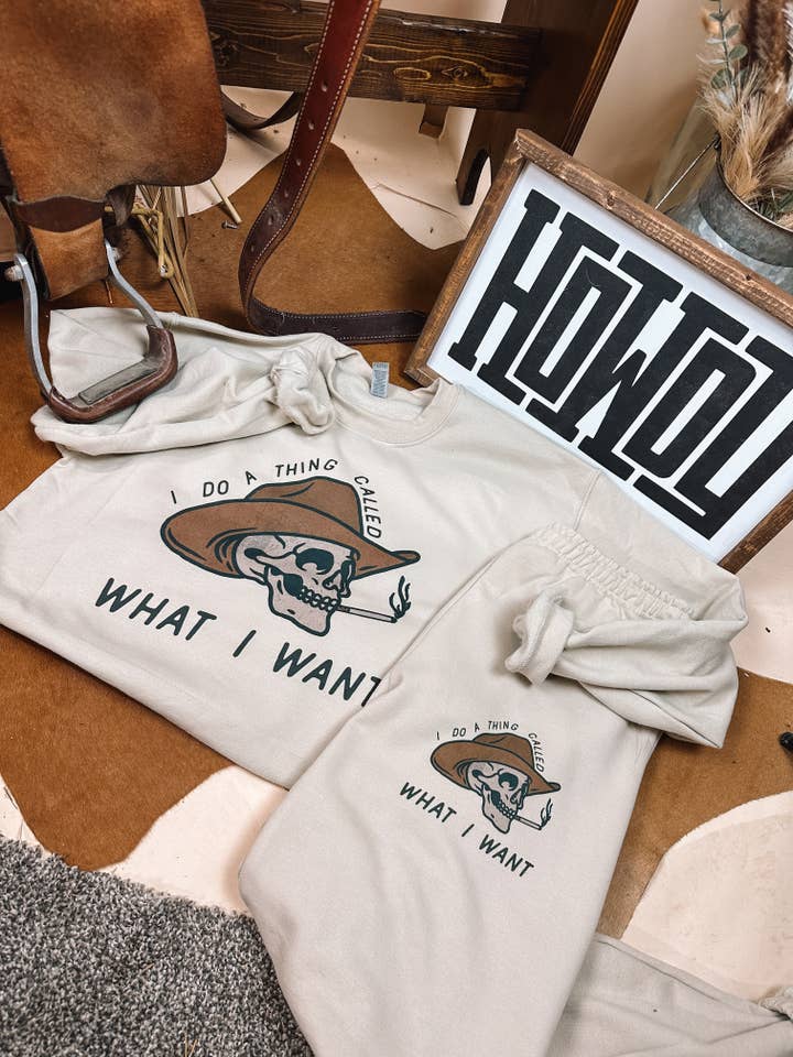 DO WHAT I WANT **SWEATS ONLY** for wholesale by The Walking A