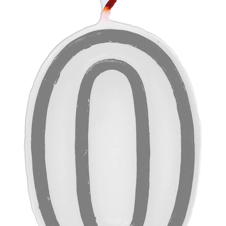 Argento Candela Simply Chique in argento numero 0-9 cm in vendita all'ingrosso su Faire