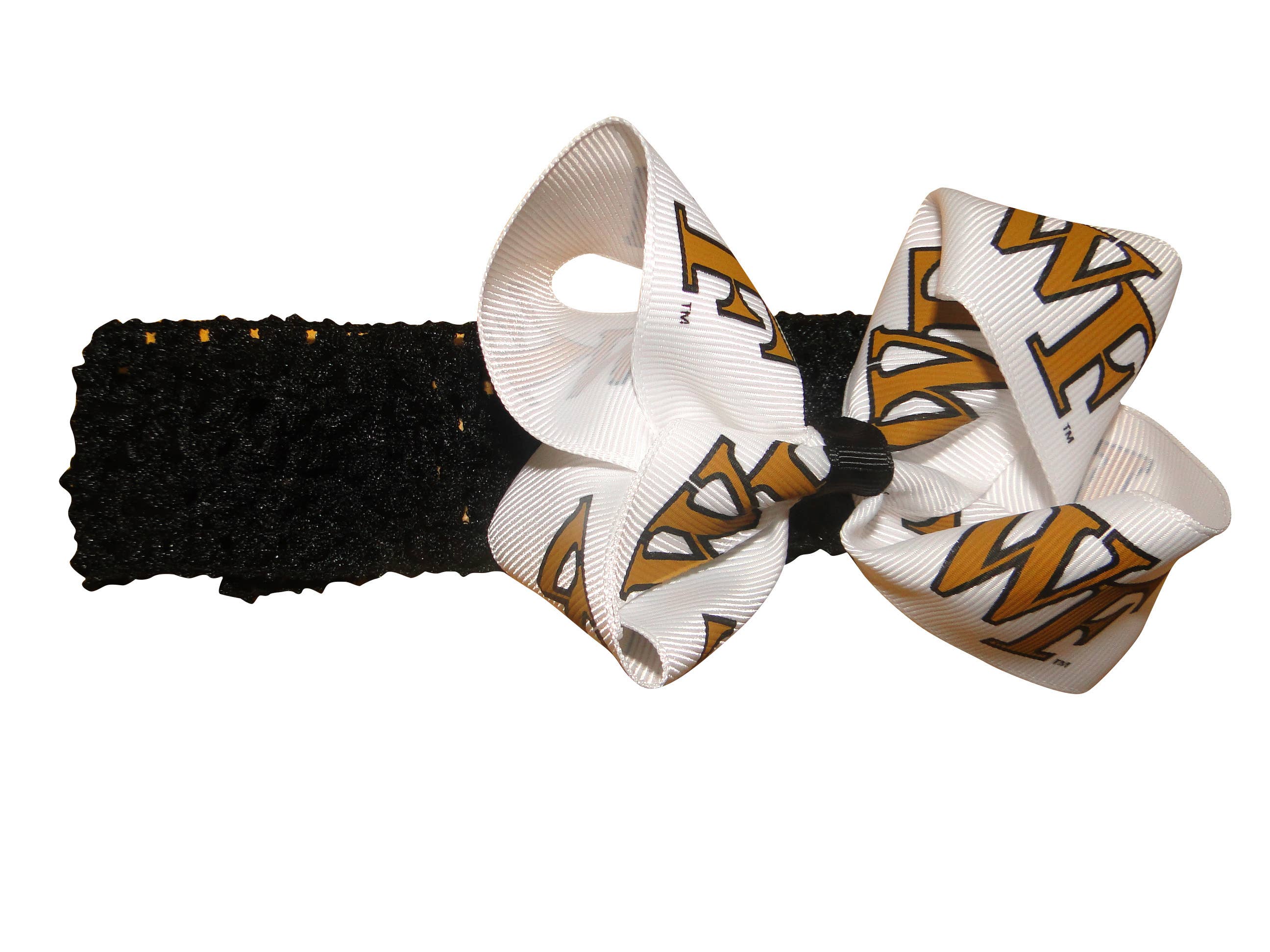 USA Licensed Bows and Accessories – wholesale Fashion headband – women's – Crochet Headband W/ Junior Bow #2624