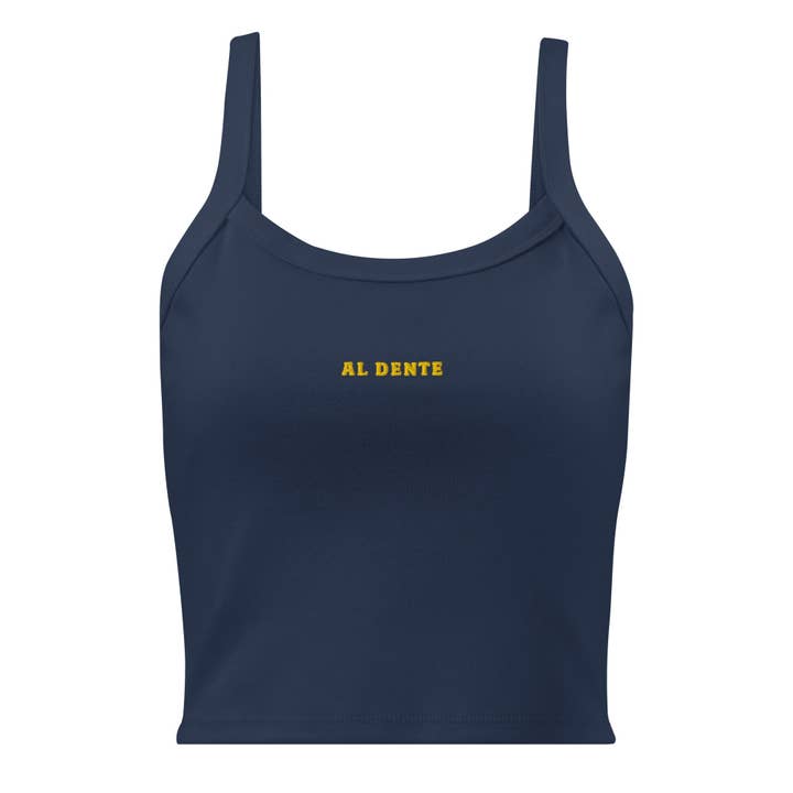 Al Dente - Broderet Tanktop for engroshandel hos The Refined Spirit