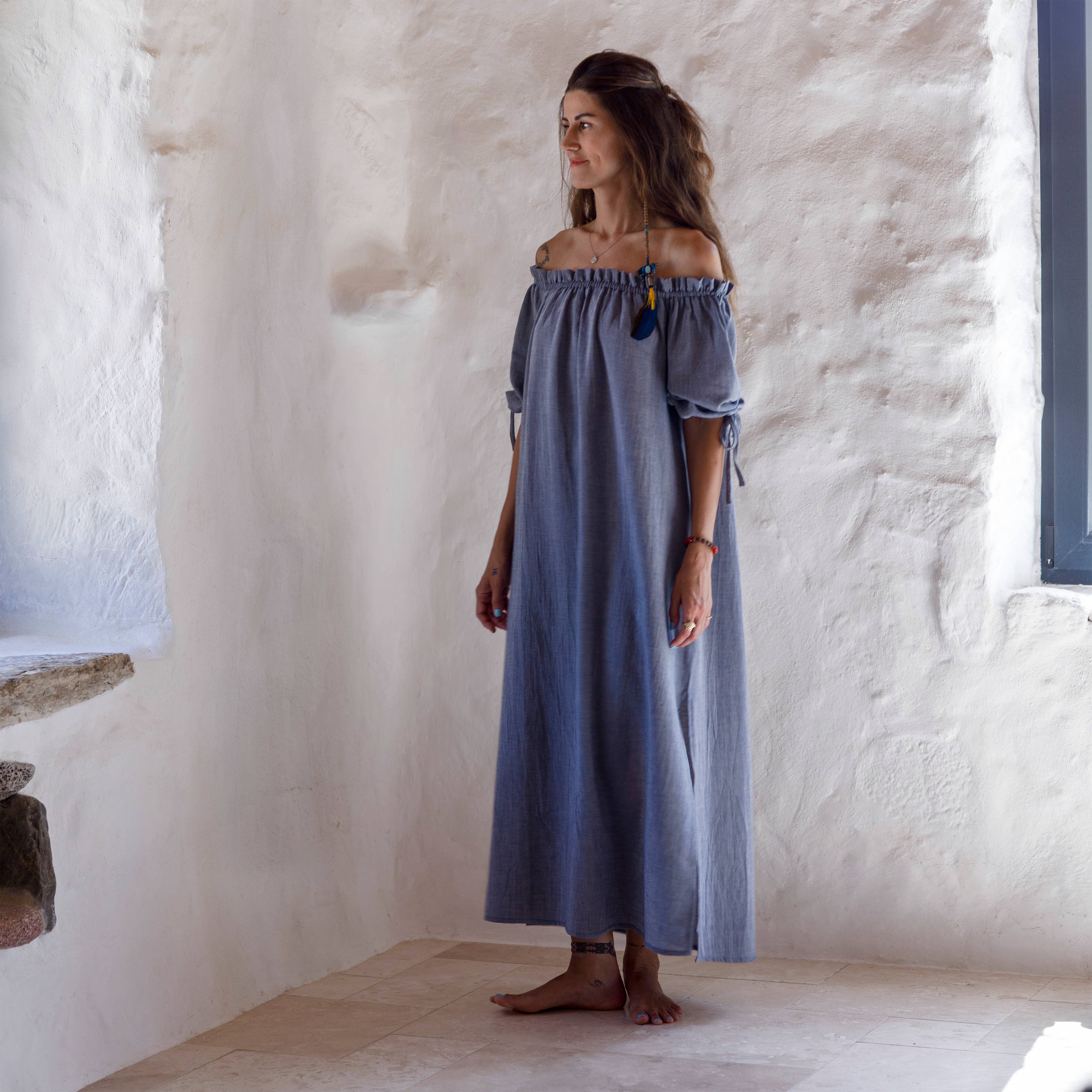 loom.ist - Wholesale Dress - Women's - Sile Off Shoulder Dress15