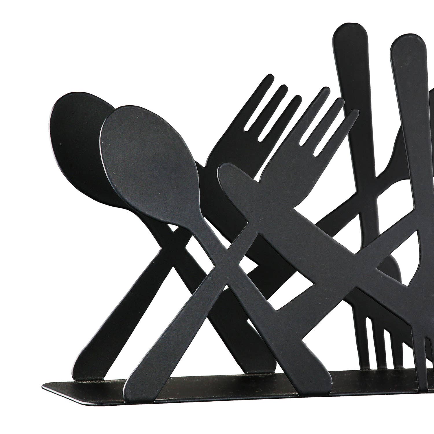 Napkin holder cutlery black H. 9.5 cm, PU 8 for wholesale on Faire3