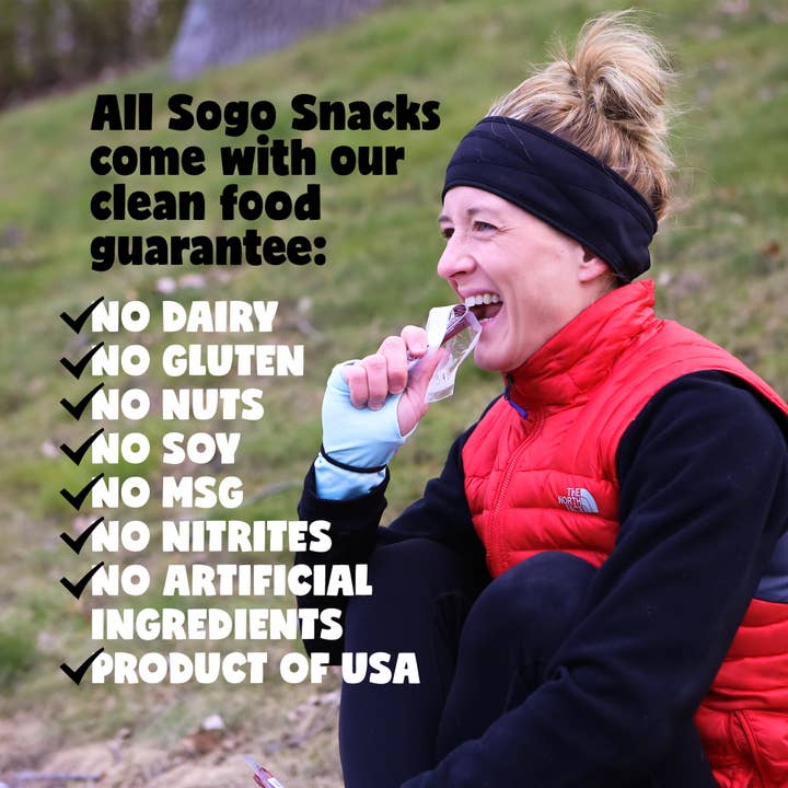 Sogo Snacks - Wholesale Jerky - Smokey Sweet 100% Grass-Fed Beef Sticks