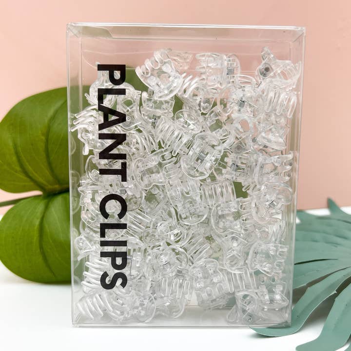 Propagation Diaries - Wholesale Garden Tool - Clear Plant Clips (Set of 50)1