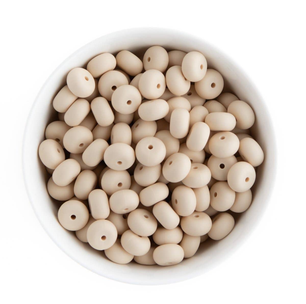 Cara & Co Silicone Craft Supply – wholesale Pärlor – 14 mm abacusformade silikonpärlor37