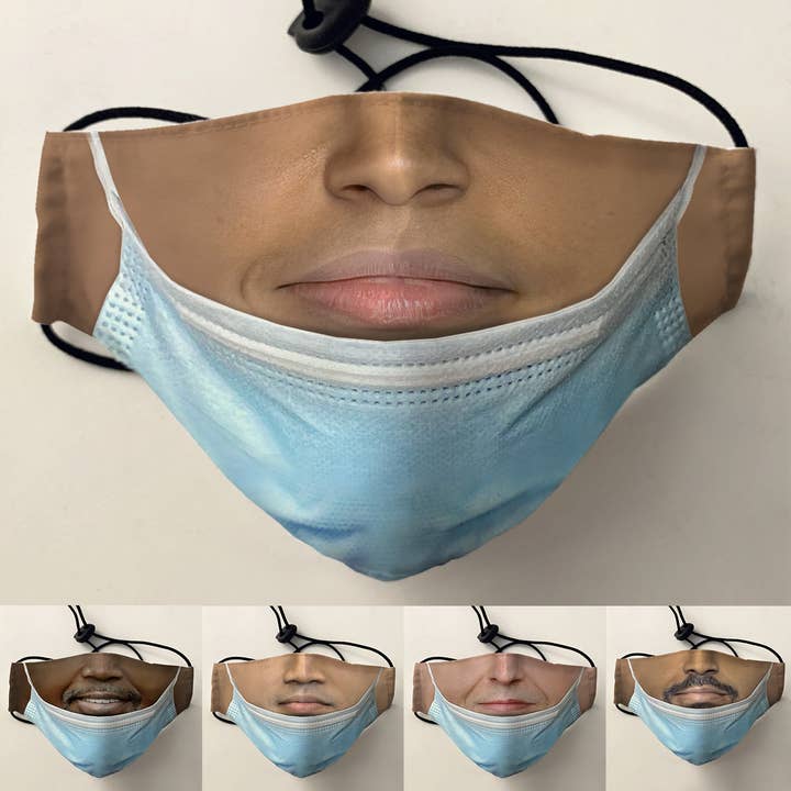 Maske auf der Unterseite der Kinnillusion tragen (mehrere Hauttöne und Funktionen) für den Großhandel von Maskalike