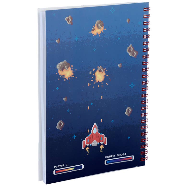 Puckator EU - Venta al por mayor Cuadernos - Juego de papelería Game Over Bloc de notas y lápices de 6 piezas4