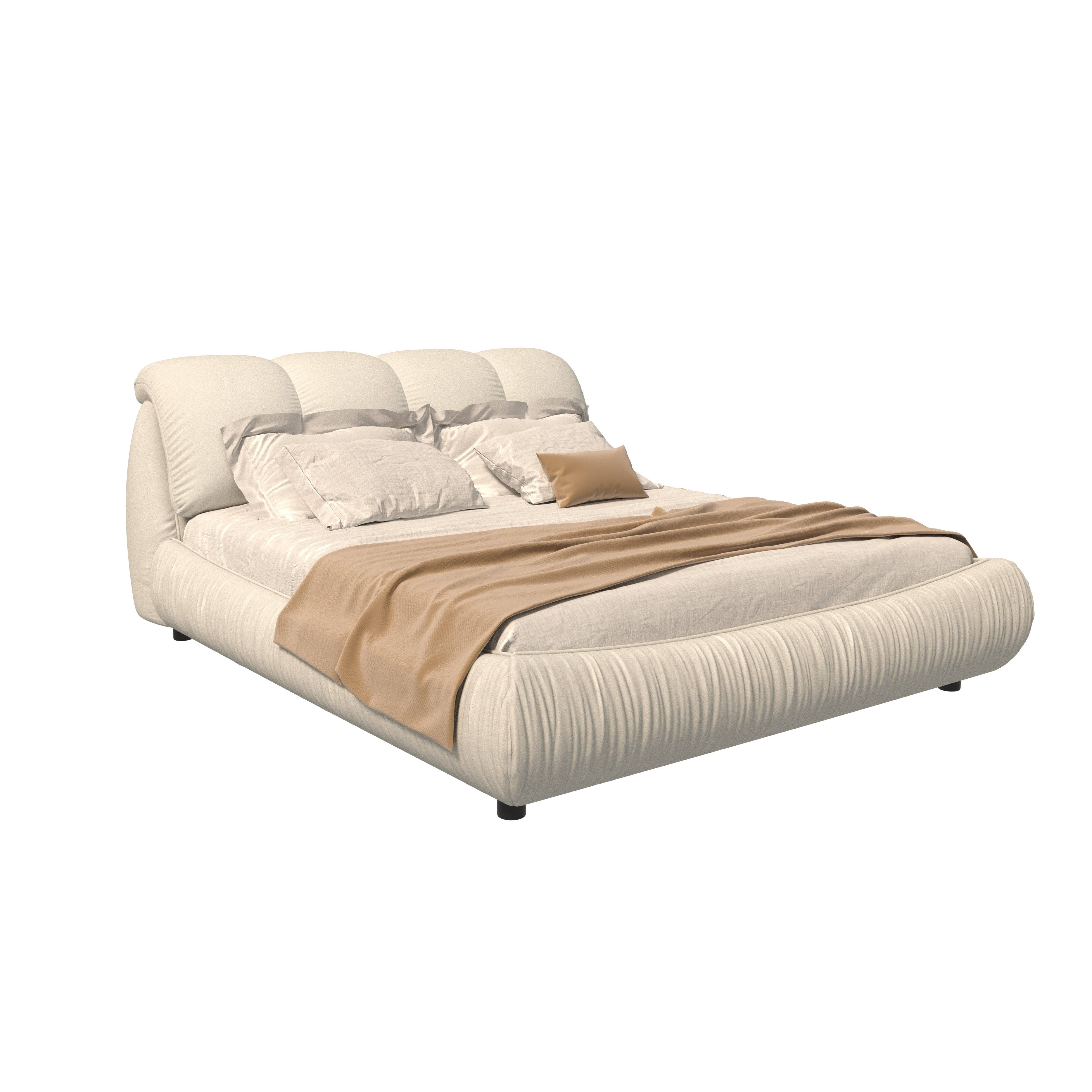 HOMYCASA DESIGN INC - Wholesale Bed - Trosa Luxury King Upholstered Platform Bed2