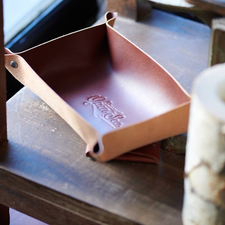 Open Sea Leather Co. - Wholesale Decorative Tray - EDC Catch All Tray3