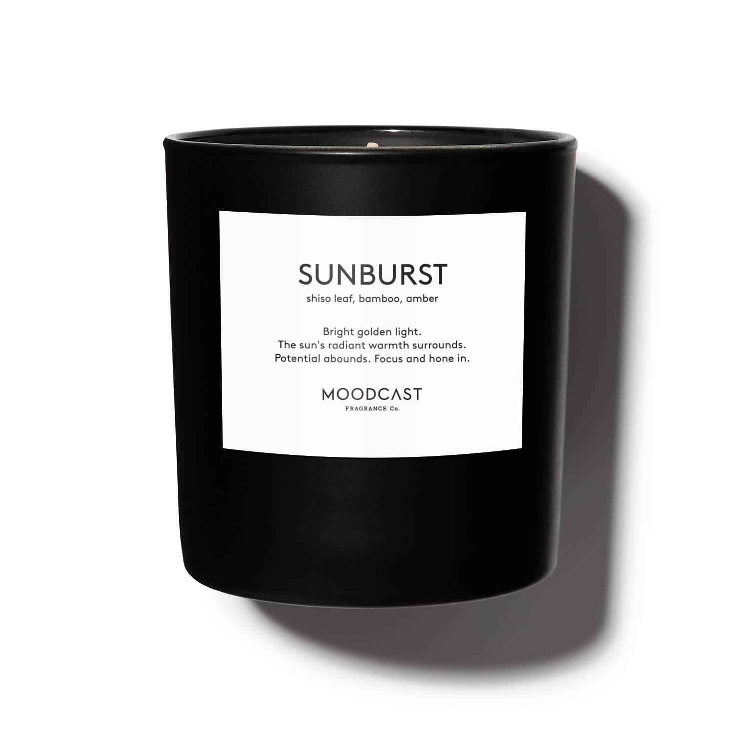 Moodcast Fragrance Co. - Wholesale Jar/Filled Candle - Coconut Wax Candle - Night & Day - Sunburst - 8 oz Glass Jar