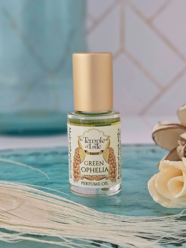 Exotic Perfume Oil Travel | Green Ophelia | Green Musk Aroma for wholesale by Temple of Life Oils & Perfumes