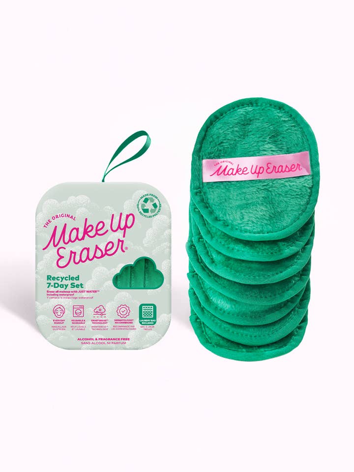 GREEN 7-Day Set | 100% Recycled MakeUp Eraser and other Purchase Wholesale green day. Free Returns & Net 60 Terms on Faire trending on Faire.