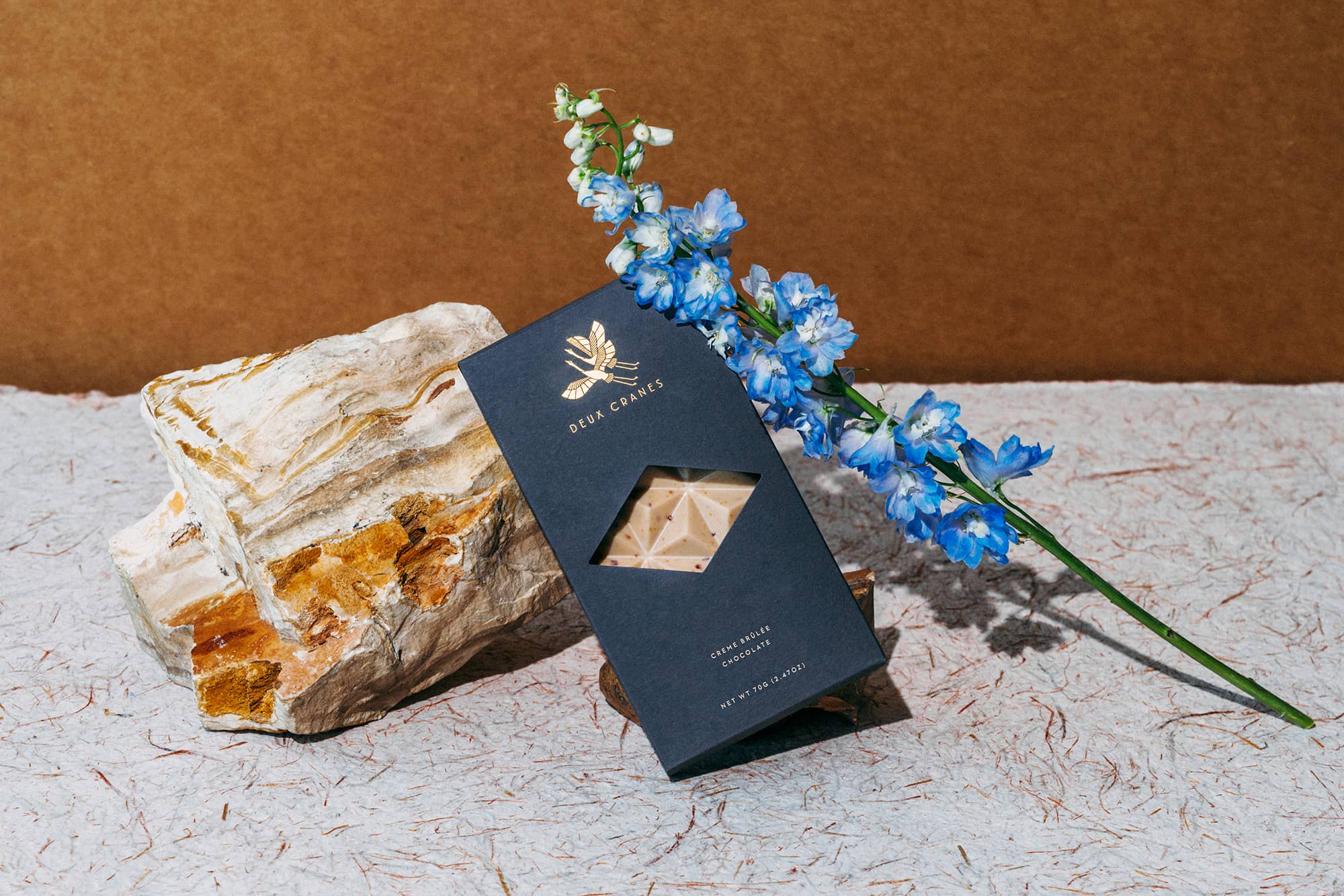 Deux Cranes - Wholesale Chocolate Bar - Creme Brûlée Chocolate2