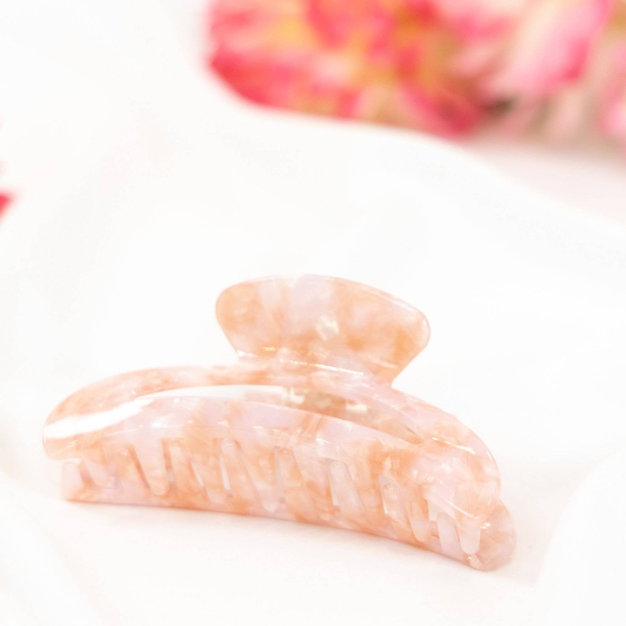 Axcessorize – Engroshandel Hårspænde - Dame – Hair Claw Clip - Akryl blandet halvmåne formet hår klo12