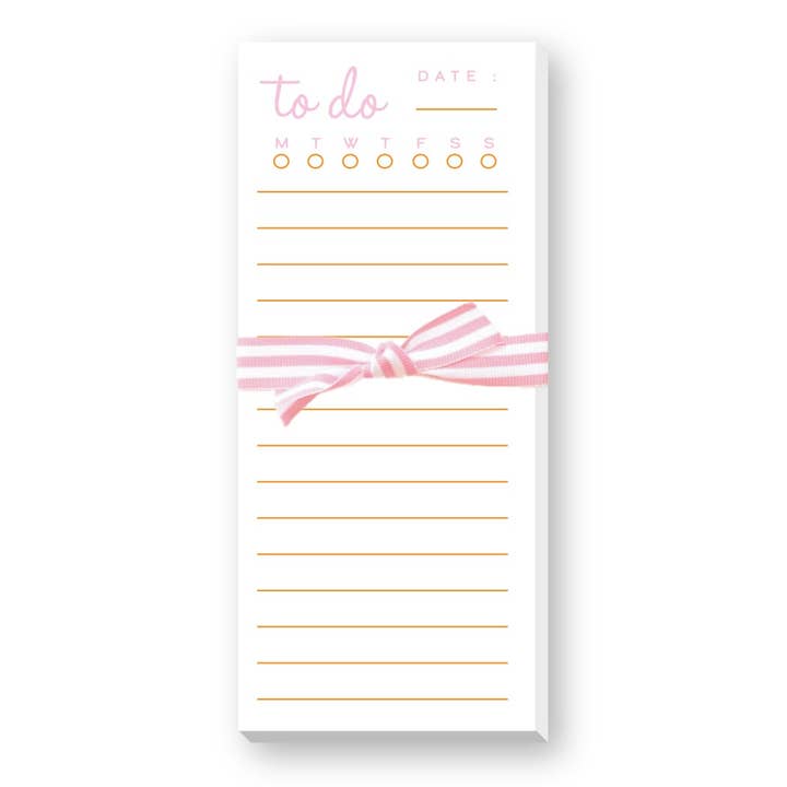 Donovan Designs - Wholesale Notepad - TO DO SKINNIE NOTEPAD1