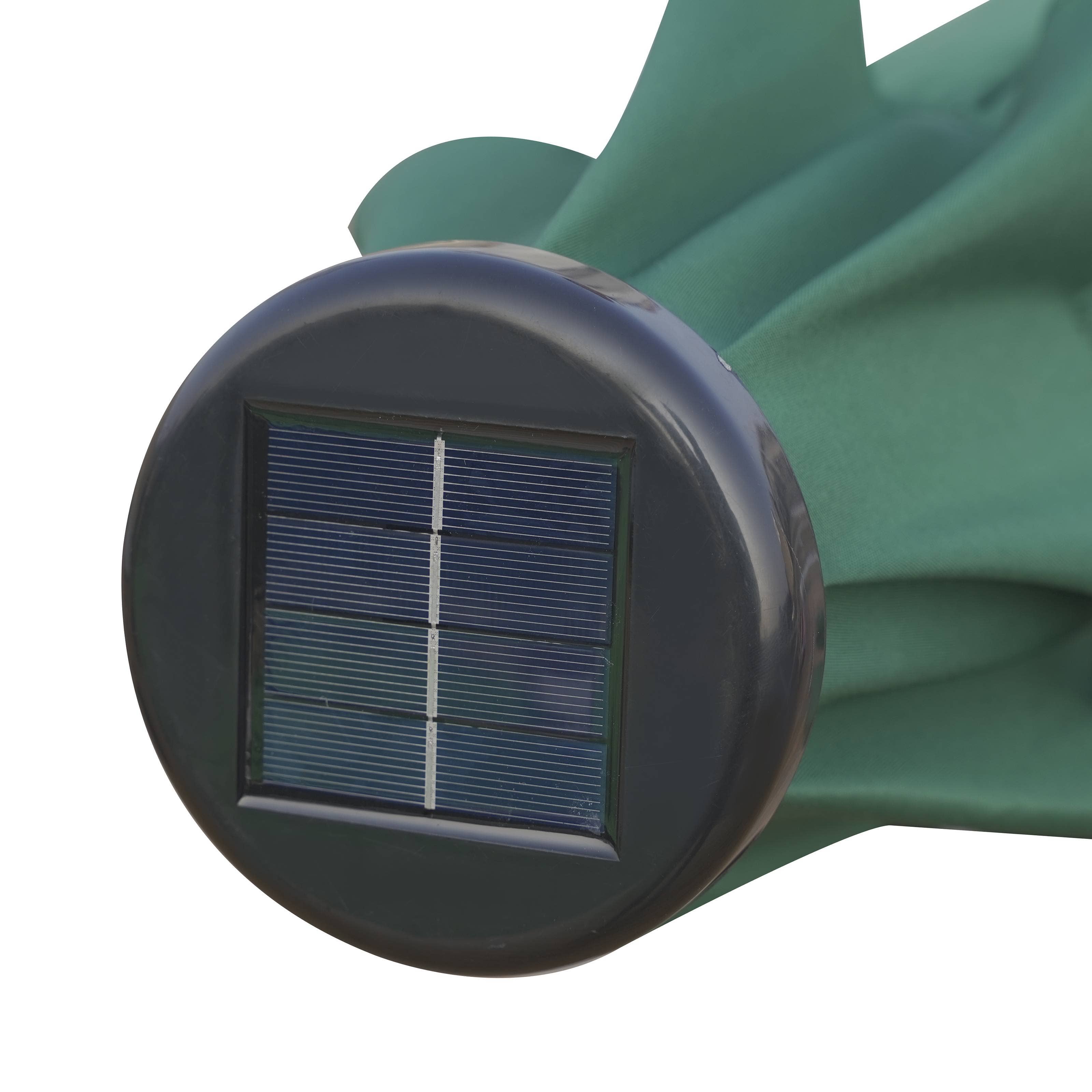 LeisureMod - Wholesale Patio Umbrella - Sierra Modern 9ft Solar LED Patio Garden Umbrella46