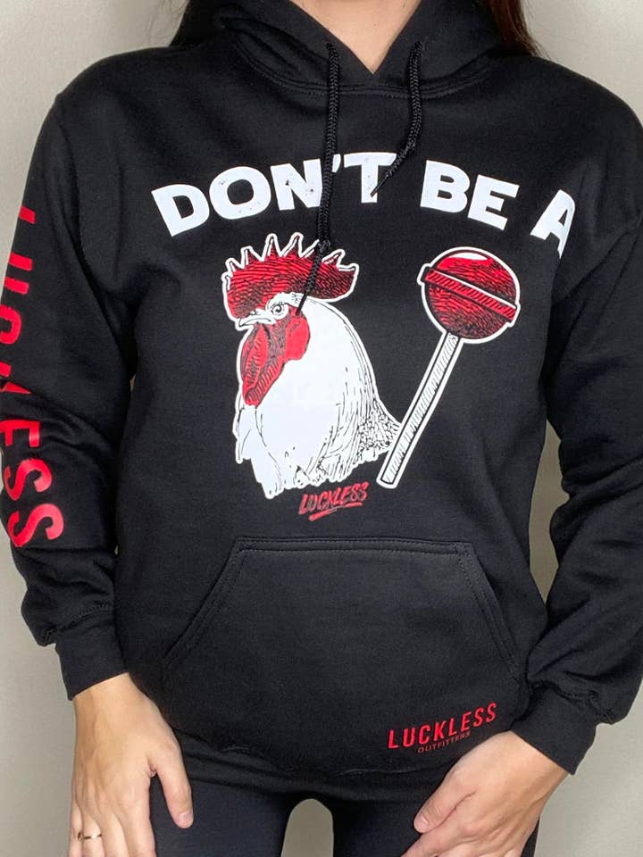 Chicken Lollipop Hoodie for wholesale by Luckless Outfitters