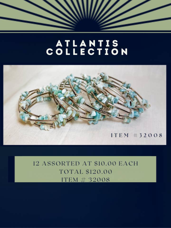 Wrap Bracelet / Atlantis Collection for wholesale by Serenity + Sol