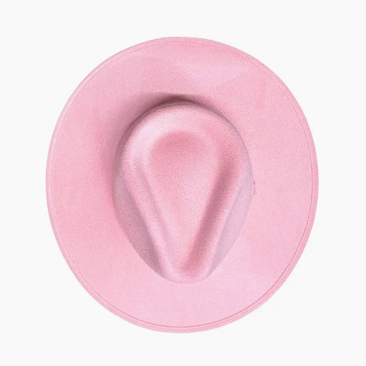 Cappello Fedora Rosa Bambina con Personalizzazione PREMIUM per la vendita all'ingrosso da parte di Margarita