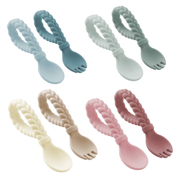 Itzy Ritzy - Wholesale Flatware Set - Kids & Baby - Sweetie Spoonsâ„¢ Spoon + Fork Set