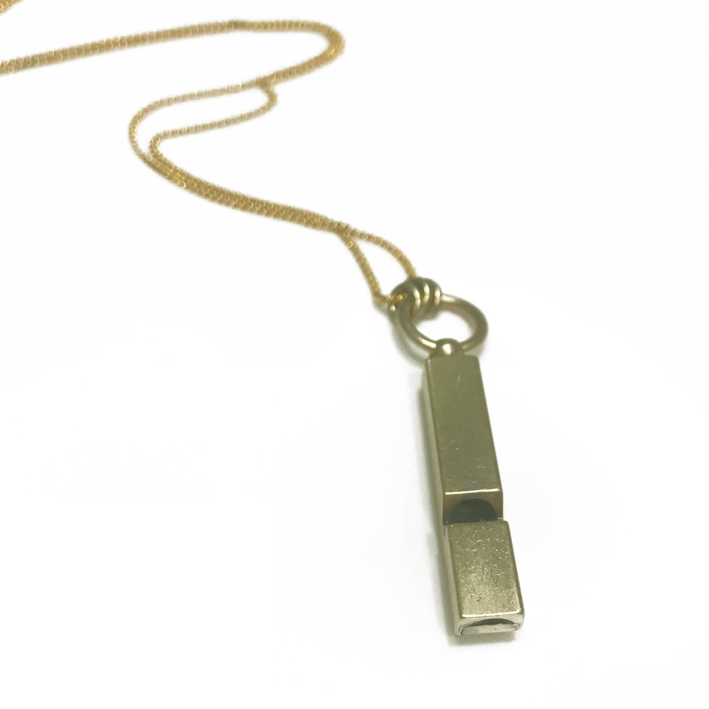 Butter Brass by Vittrock - Wholesale Halskettinghanger - 24 „messing fluitje ketting3