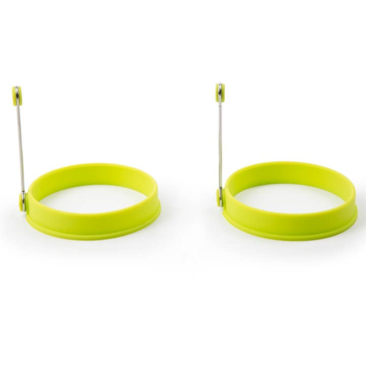 Fox Run Brands - Wholesale Kitchen Tool/Gadget - Fox Run Silicone Egg Ring, Set of 2, 6.25" x 4" x 1.25"1