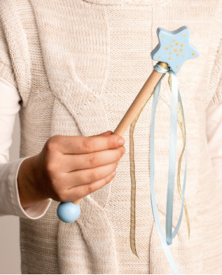 PoppyBabyCo - Wholesale Toy Wand - Kids - Magic Princess Wand for kids, Painted Star Wand4