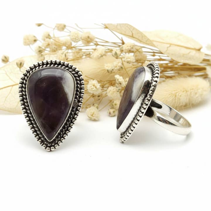 Ametiststenring för wholesale av Produtos Namasté