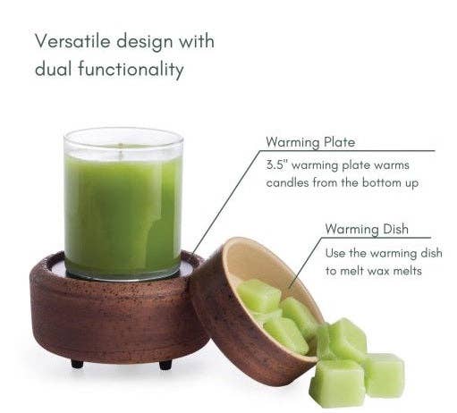 Starlight Wholesale LLC. - Venta al por mayor Quemador aromático - Calentador de fragancia clásico 2 en 1 Tuscany2