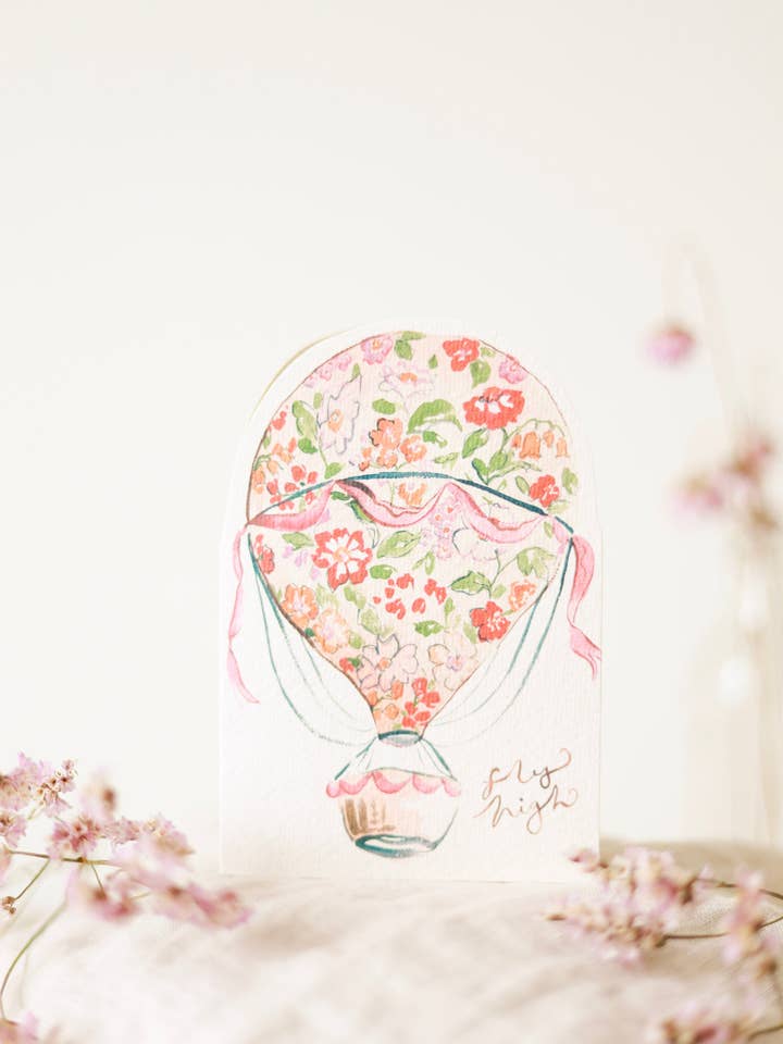 Fly high hand-cut card for wholesale by Sophie Amelia Creates