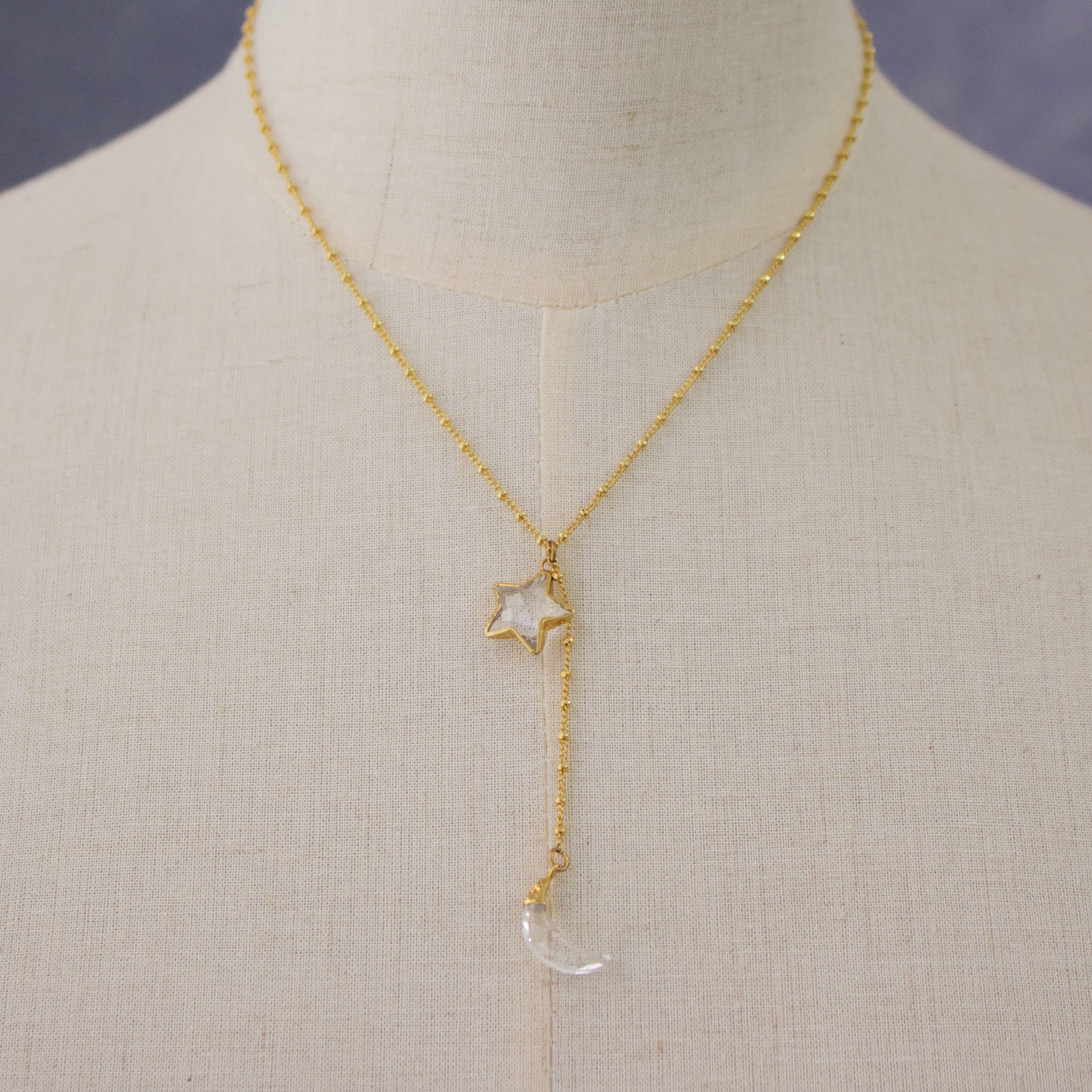 a.v. max - Wholesale Halskettinghanger - Over The Moon Stone Y-hals|Labradoriet|Citroen|Chalcedoon|WRM7