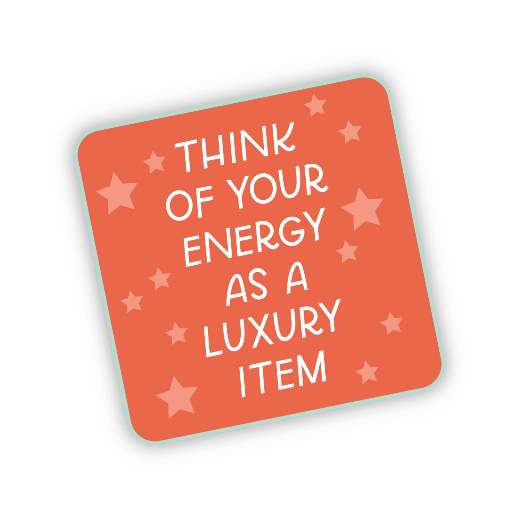 Just Follow Your Art - Wholesale Sticker - Think Of Your Energy As A Luxury Item Tay Showgirl Sticker1