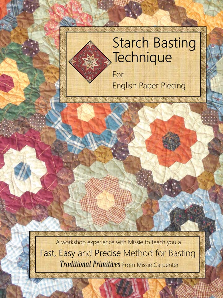 Starch Basting Technique Book for wholesale by Traditional Primitives