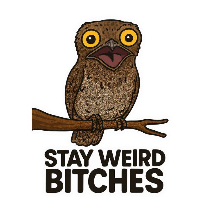 Slightly Askew Art - Wholesale Sticker - "Stay Weird Bitches" Sticker Variety Pack - 10 Designs5