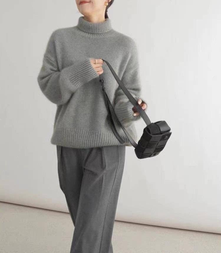 Marayn - Wholesale Knitted jumper – Women′s - Soft Knit Turtleneck Cozy Chic Korean Style (Copy)12