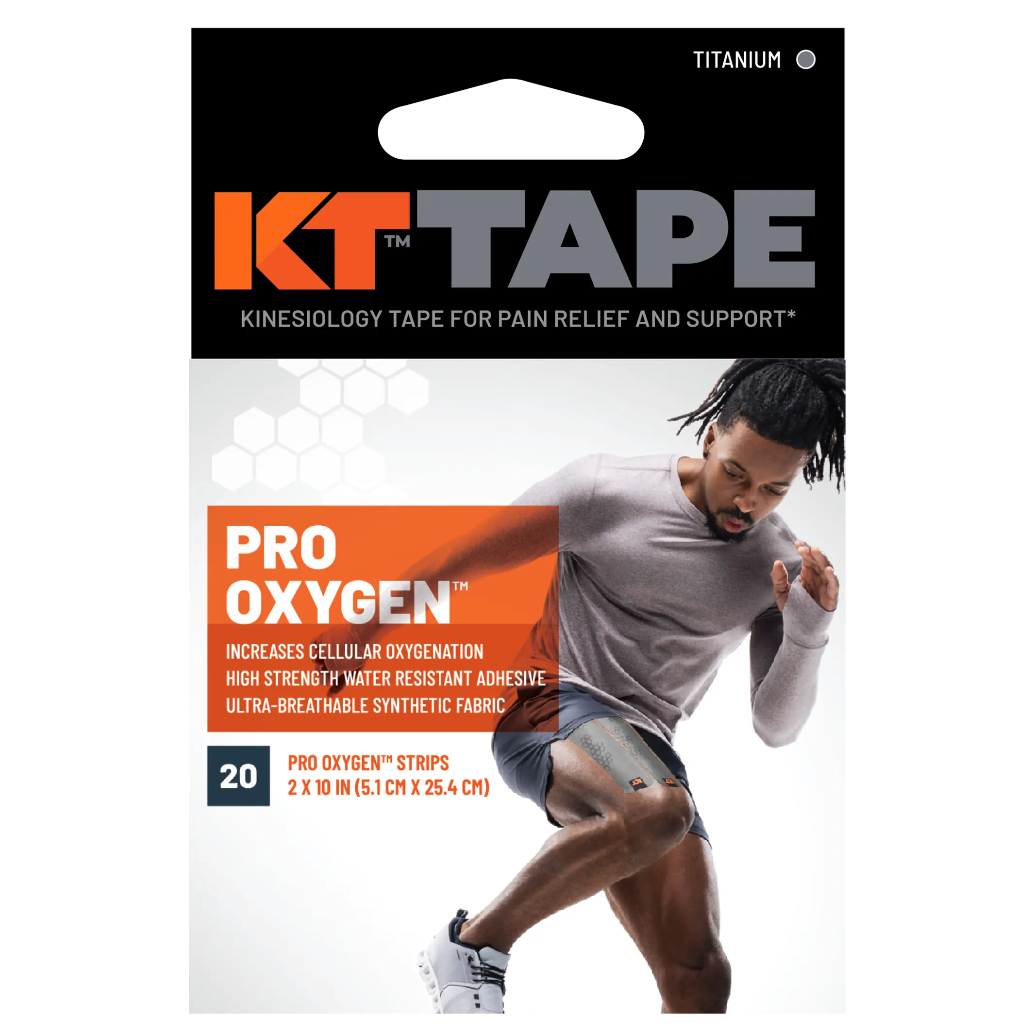 Titanium KT Tape Pro Oxygen™ for wholesale on Faire8