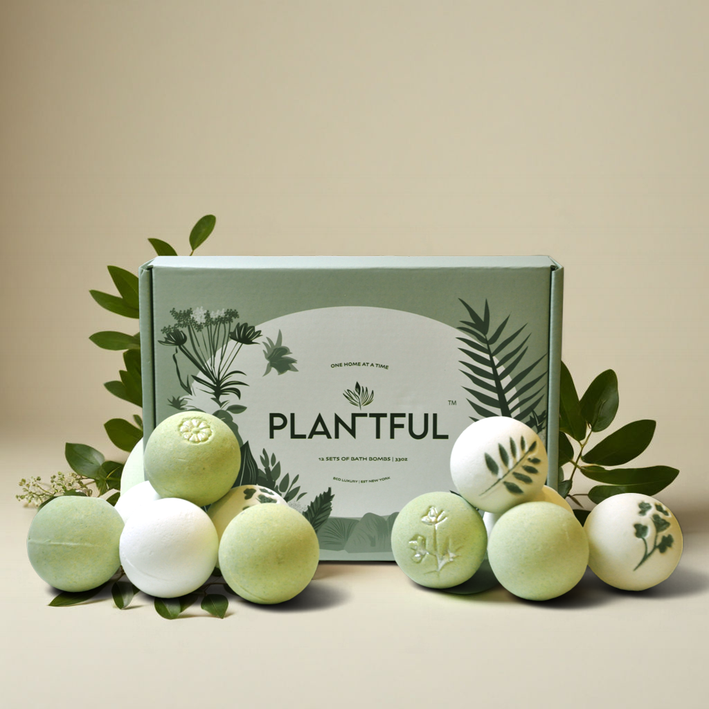 Plantful™ - Wholesale Bath Bomb/Fizz - All Natural Organic Bath Bombs - Variety Scents1