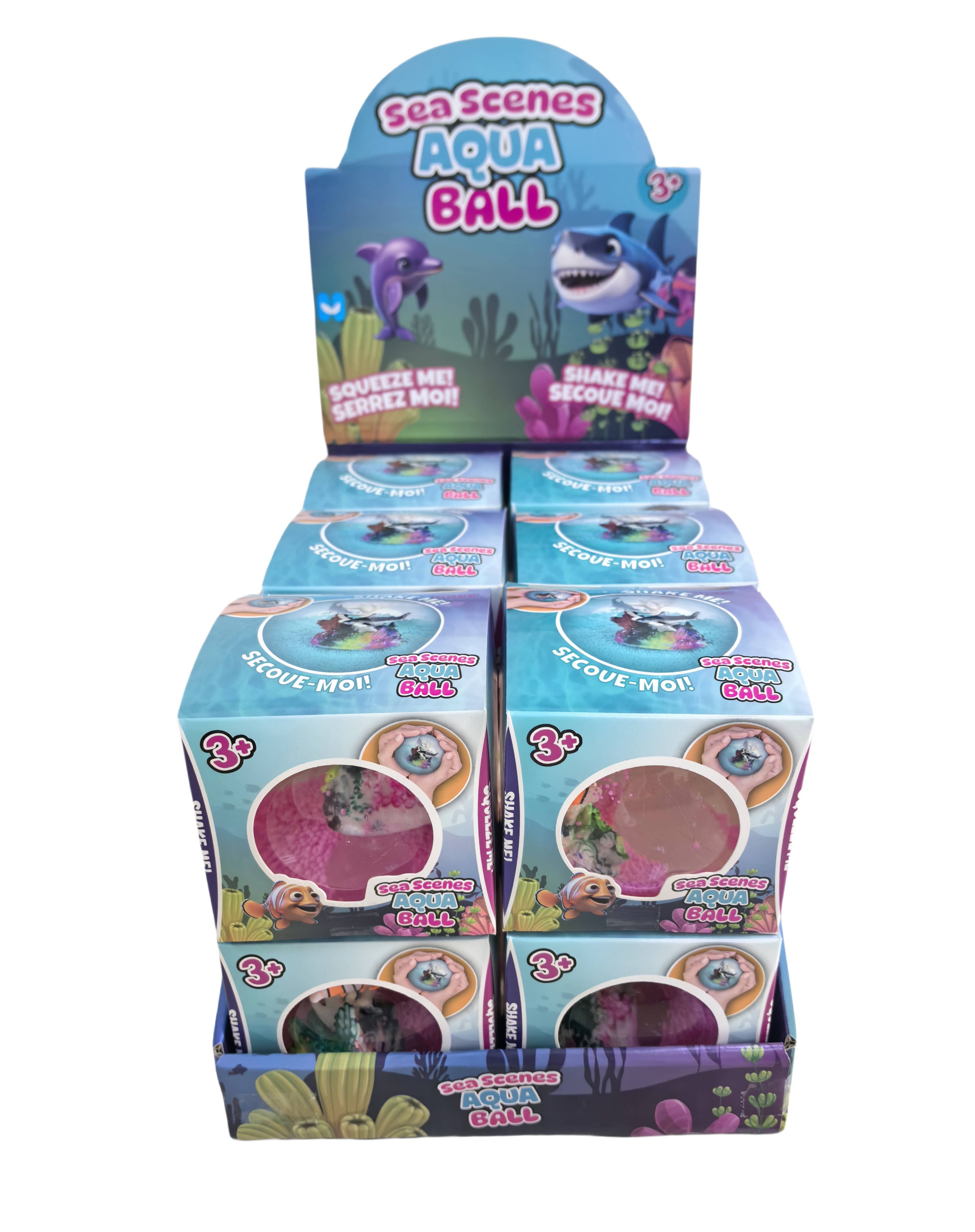 Handee Products (HPC) - Wholesale Sensory Ball - Baby - 3" Floating Sea Scenes Aqua Ball2