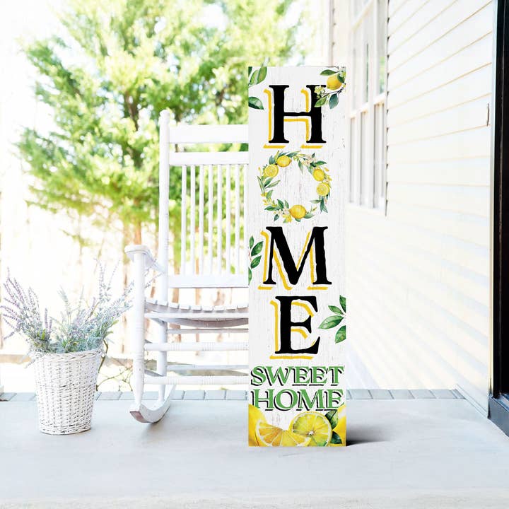 Verfrissend Citroen Veranda Bord | Zomer Welkom Entree Decoratie voor wholesale door TX USA Corporation