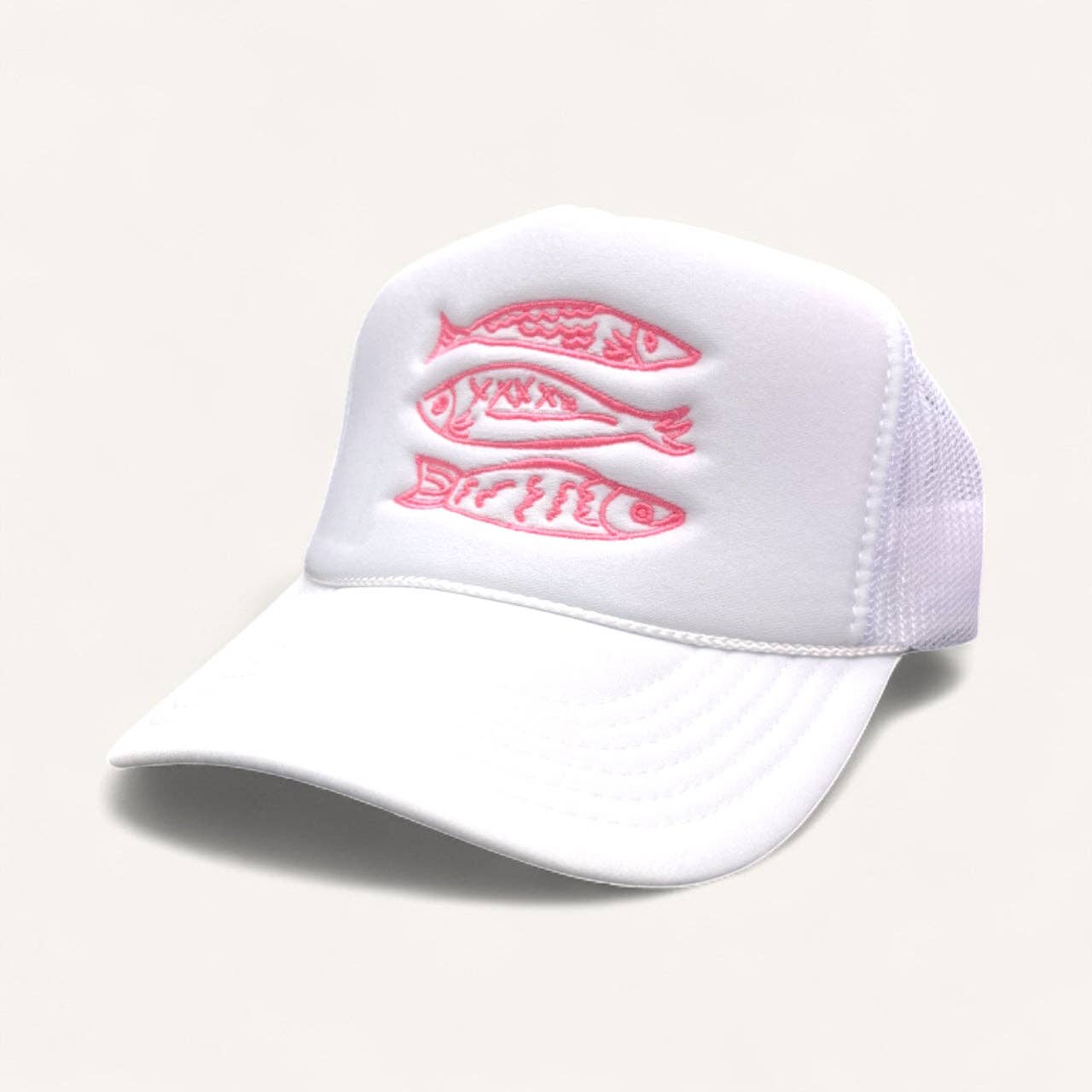 Happi Style - Wholesale Trucker Hat - Women's - Three Fish Sardines Foam Trucker Hat6