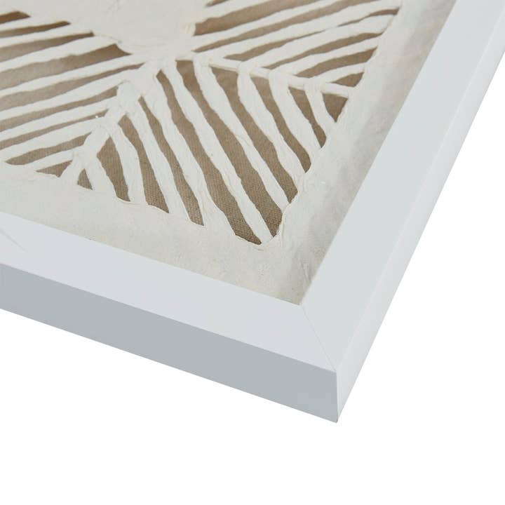 Olliix - Wholesale Gallery Wall Set - Natural Rice Paper Geo Wall Art Decor 2-Piece