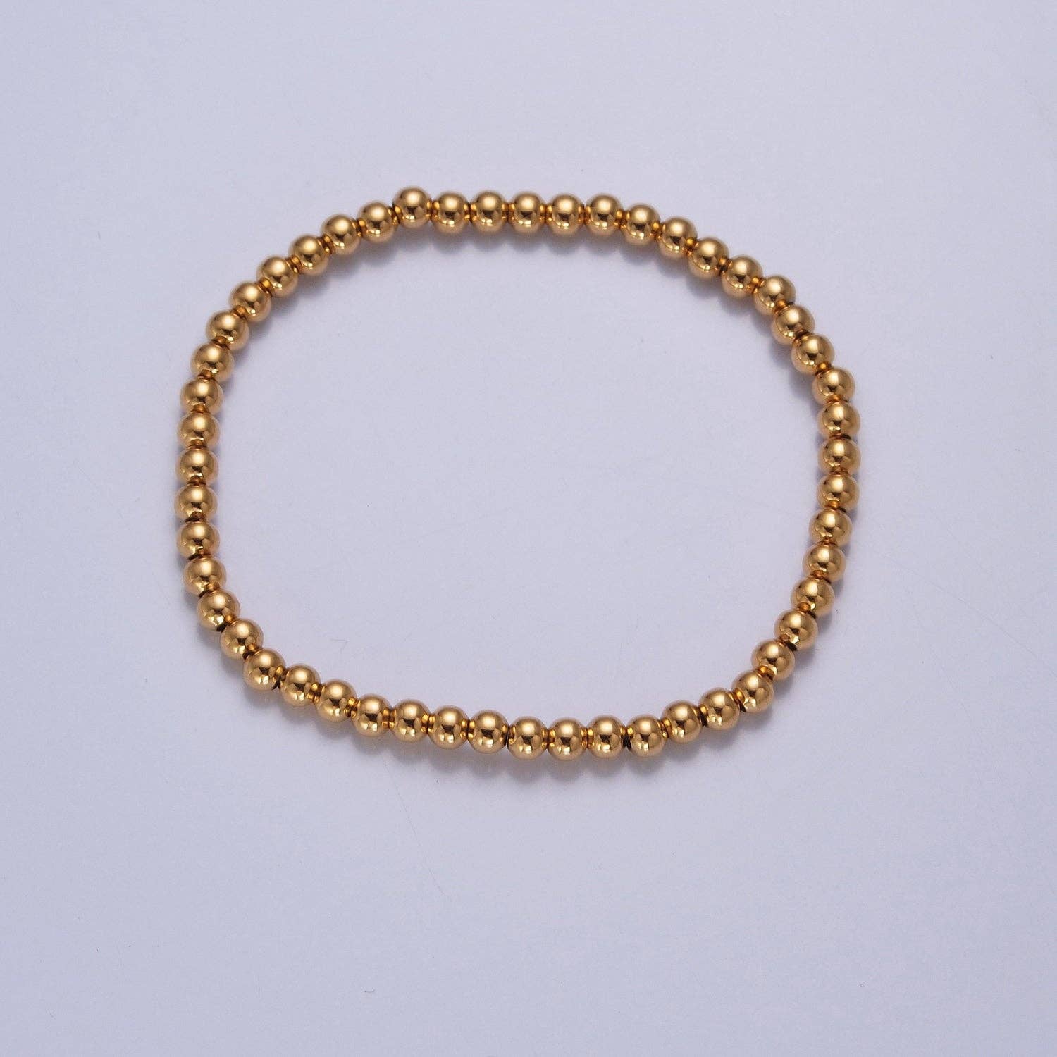 Aim Eternal - Vendita all'ingrosso Bracciale con perline - Bracciale con Perline in Oro per Donna, Perline Placcate in Oro 18K1
