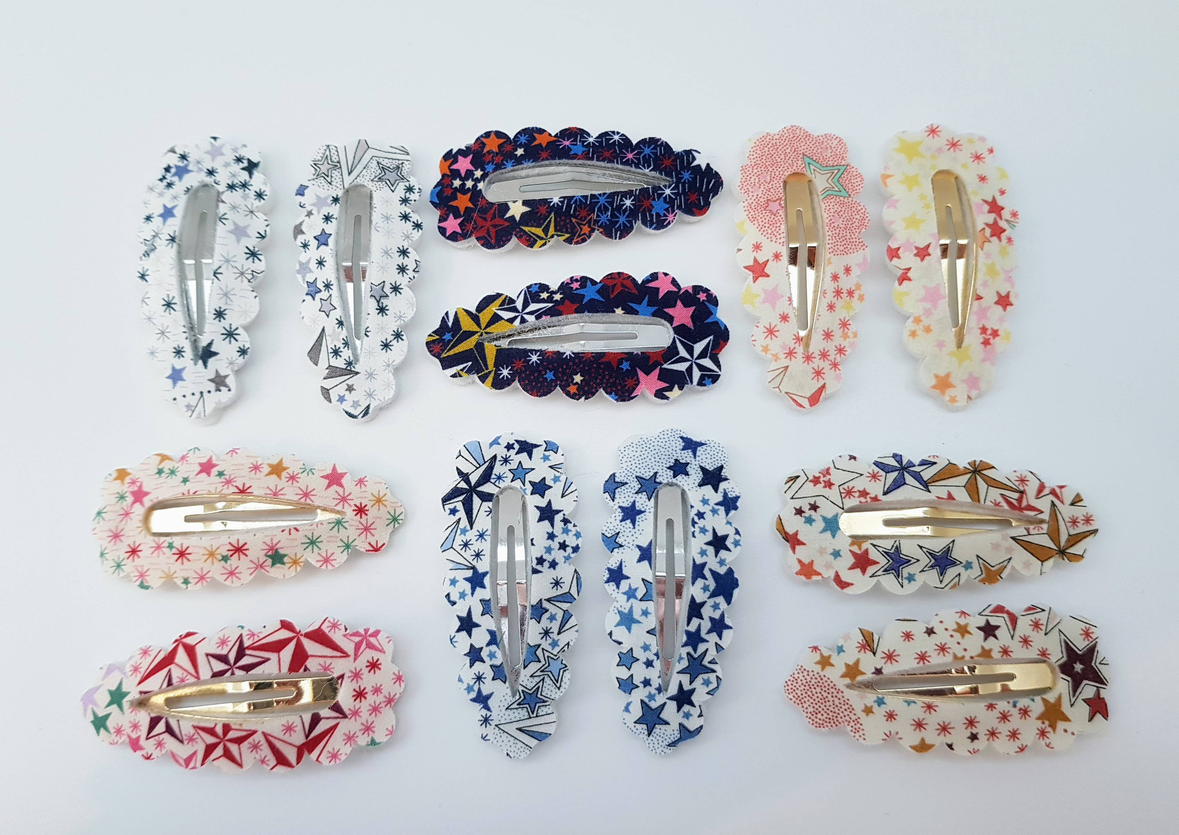 The Blossom Tree House – wholesale Hair clip – Child – Liberty of London fabric hair clips1