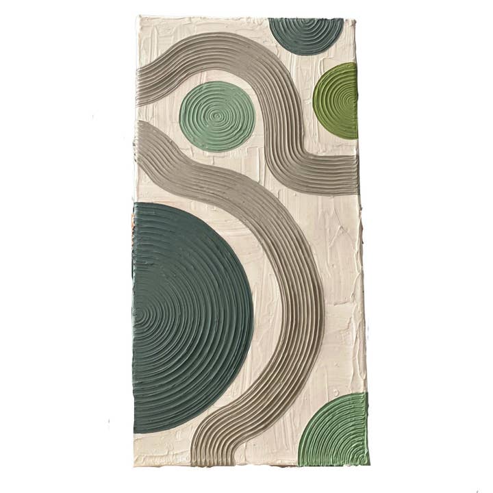 “Olho de pássaro”//12" x 24" por atacado de Seneca Avenue Arts