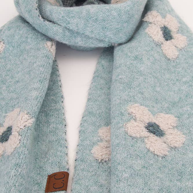 Hana - Wholesale Scarf - Women's - C.C Daisy Pattern Scarf14